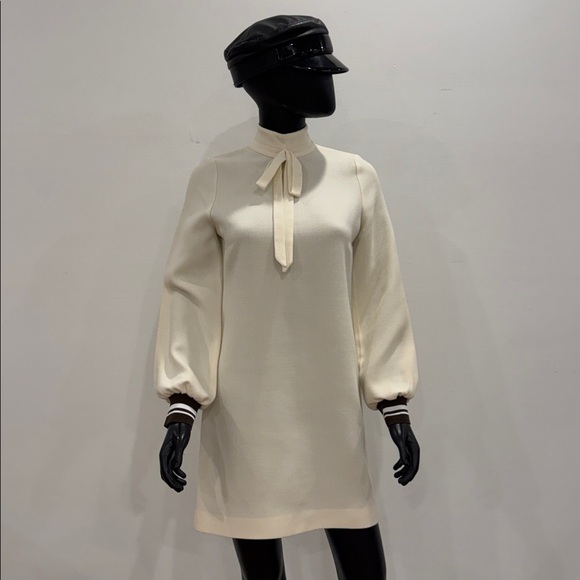 Mother of Pearl Dresses & Skirts - Mother of Pearl 100% Wool Knit Tie-Neck Dress – Size 4 – New